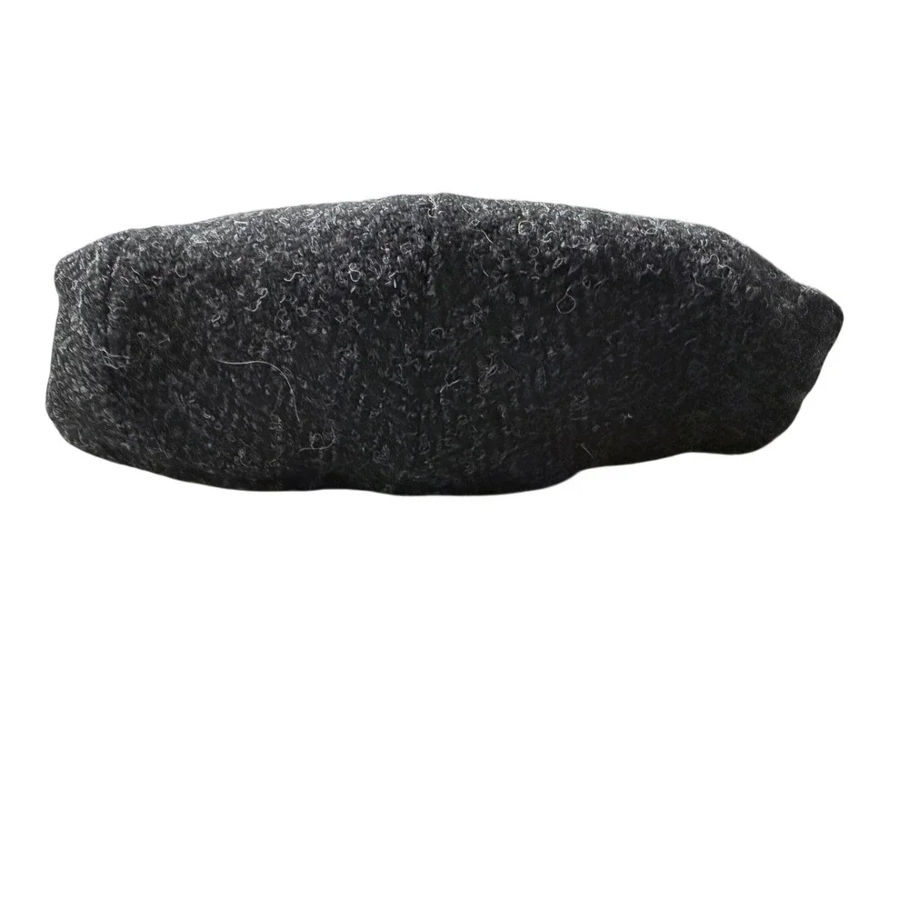 Jaxon James Mens Large Black Charcoal Herringbone Tweed Flat‎ Cap Hat Dunvegan